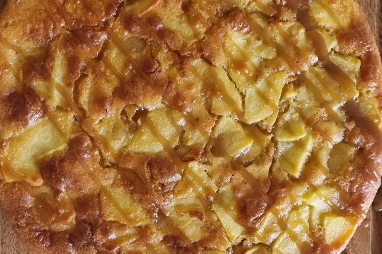 Recette moelleux aux pommes et au caramel beurre salé au Thermomix