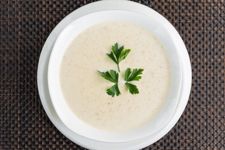 bol de Velouté de Chou-Fleur réalisé au Thermomix