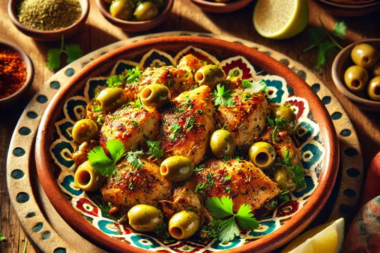 recette de Poulet aux Olives au Thermomix TM6