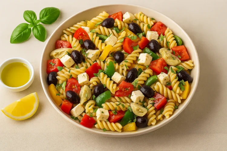salade de pâtes à la grecque