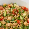 taboulé de farro préparé au Thermomix