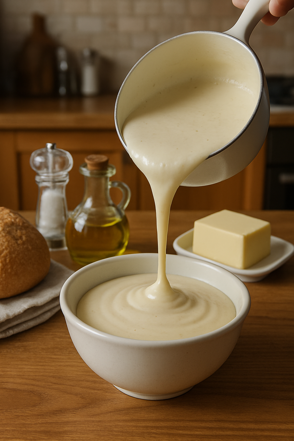 Sauce béchamel au Thermomix, onctueuse et sans grumeaux