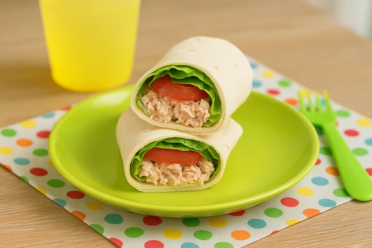 Wrap au thon Thermomix pour enfants : recette rapide, équilibrée